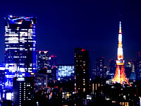 六本木ヒルズと東京タワー