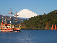 蘆ノ湖からの富士山