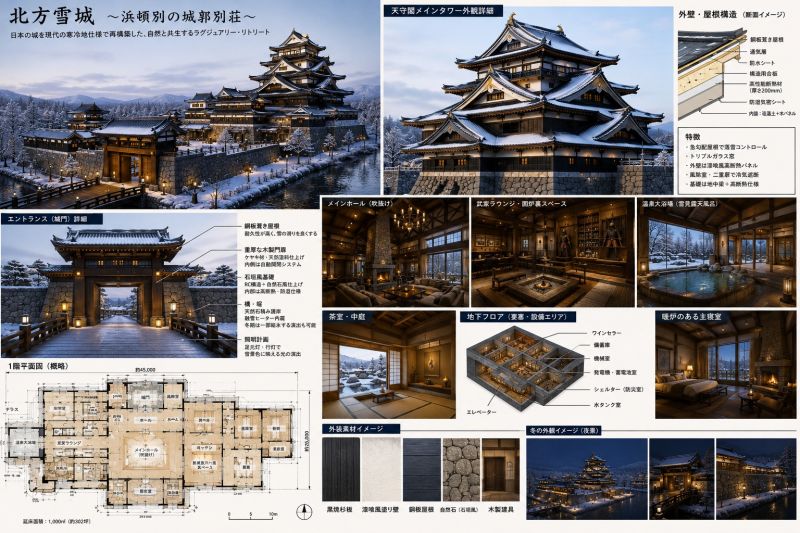 浜頓別・北方の雪城の用地